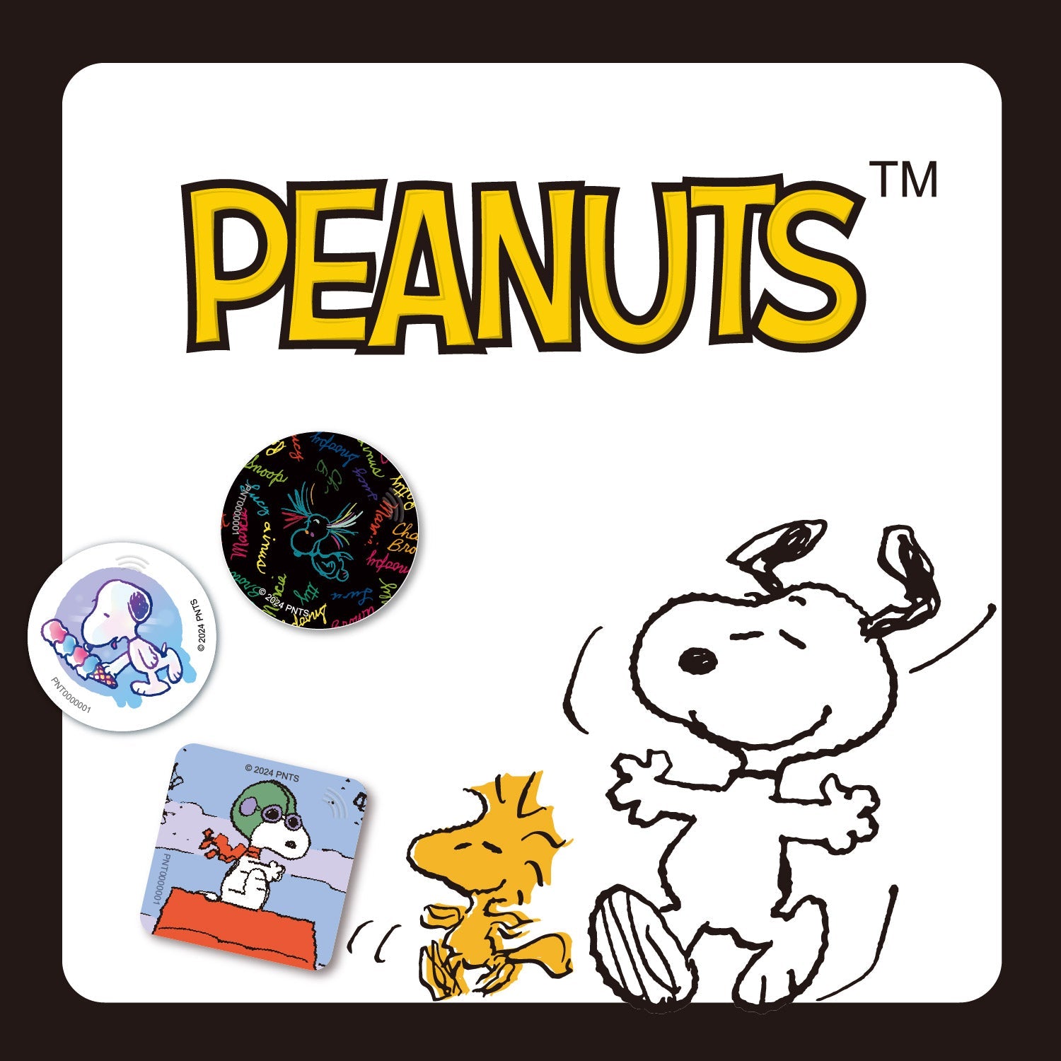 SNOOPY 75th Anniversary Chip Time Capsule Sticker SeriesCreative