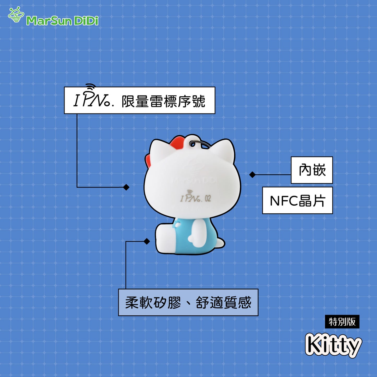 三麗鷗晶片時光膠囊公仔 - Hello Kitty 坐姿款