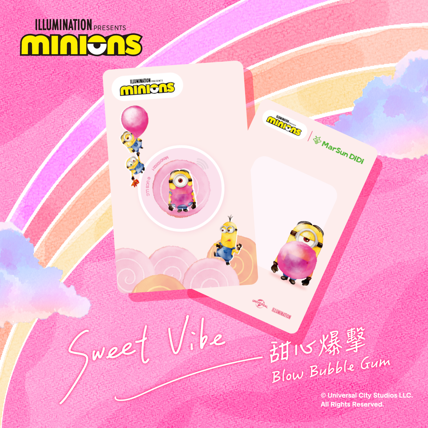 Minions Sweet Vibe Chip Time Capsule - Blow Bubble Gum