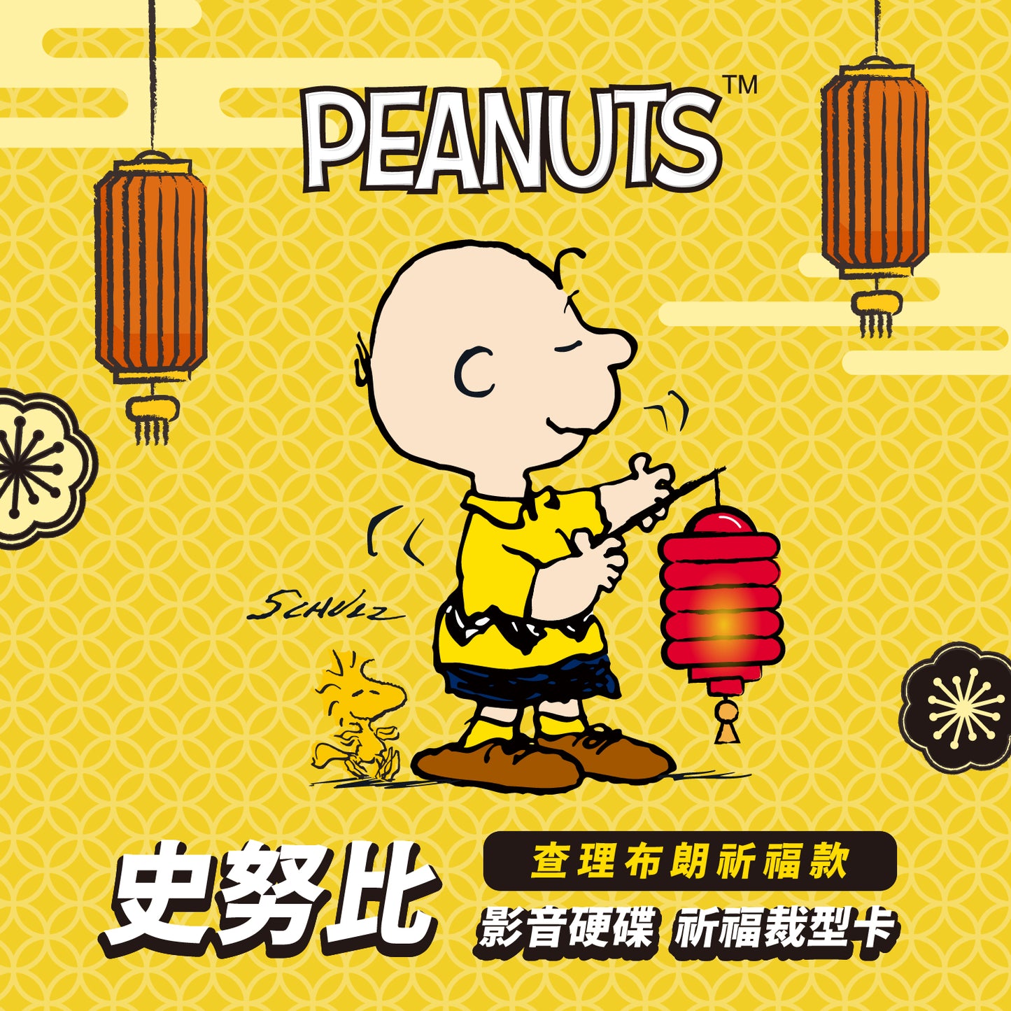 史努比一卡通裁型卡 - 查理布朗祈福款
成功