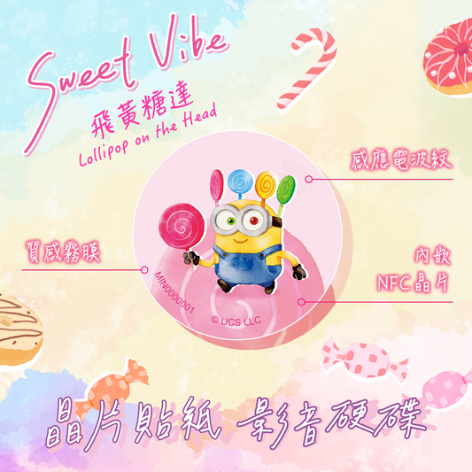 Minions Sweet Vibe Chip Time Capsule - Lollipop on the Head
