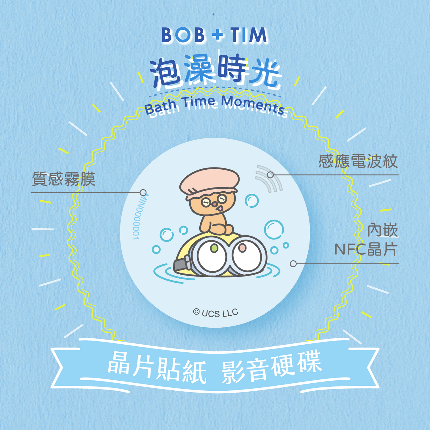 小小兵 Bob+Tim 晶片時光膠囊 - 泡澡時光