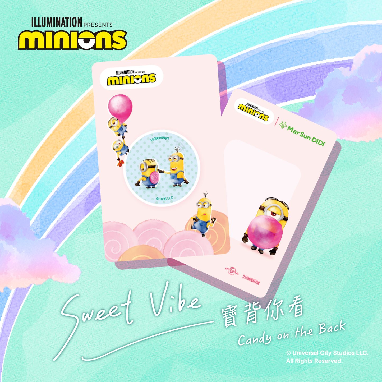 Minions Sweet Vibe Chip Time Capsule - Candy on the Back