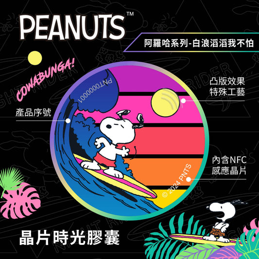 SNOOPY Aloha Chip Time Capsule - Fearless Surfer